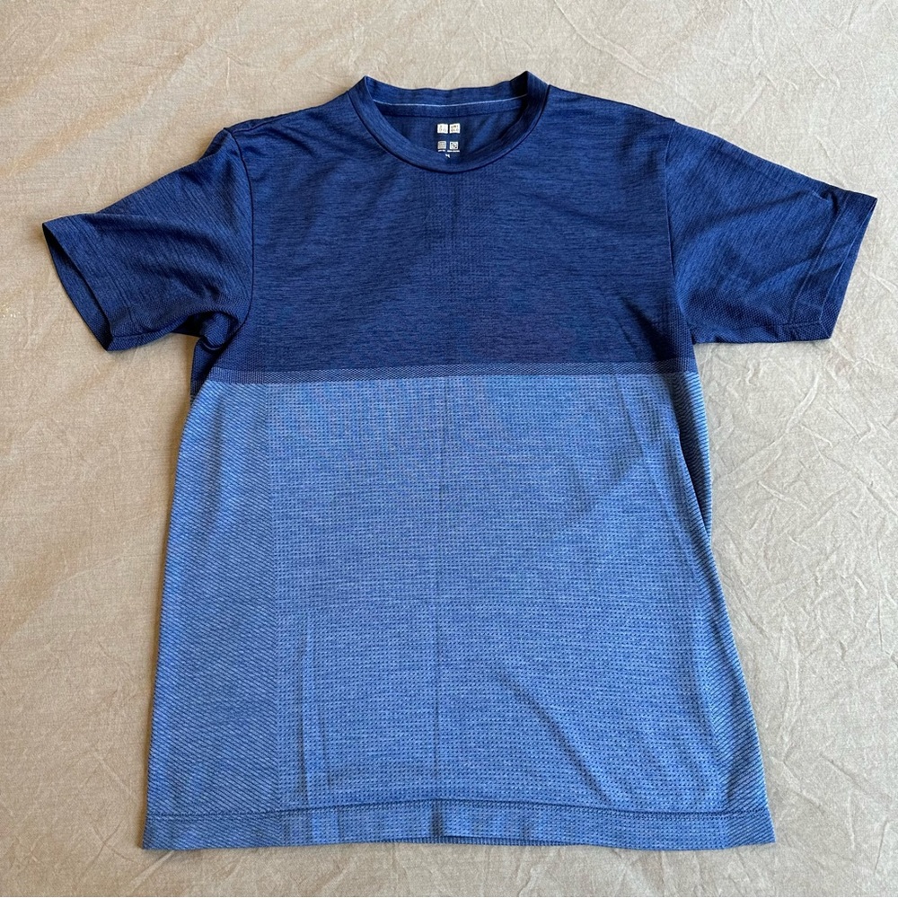 Uniqlo DRY-EX Color Block Crew Neck Short-Sleeve T-Shirt - Men's XS